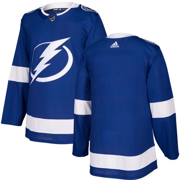 Herren Tampa Bay Lightning Eishockey Trikot Blank Blau Authentic